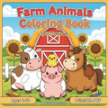 Farm Animals Coloring Book Cover
