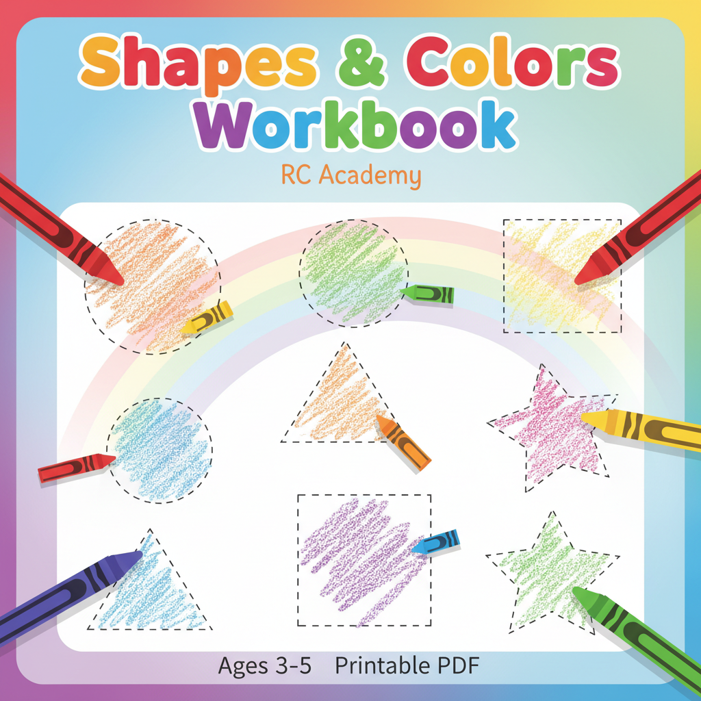 Shapes & Colors Workbook Cover