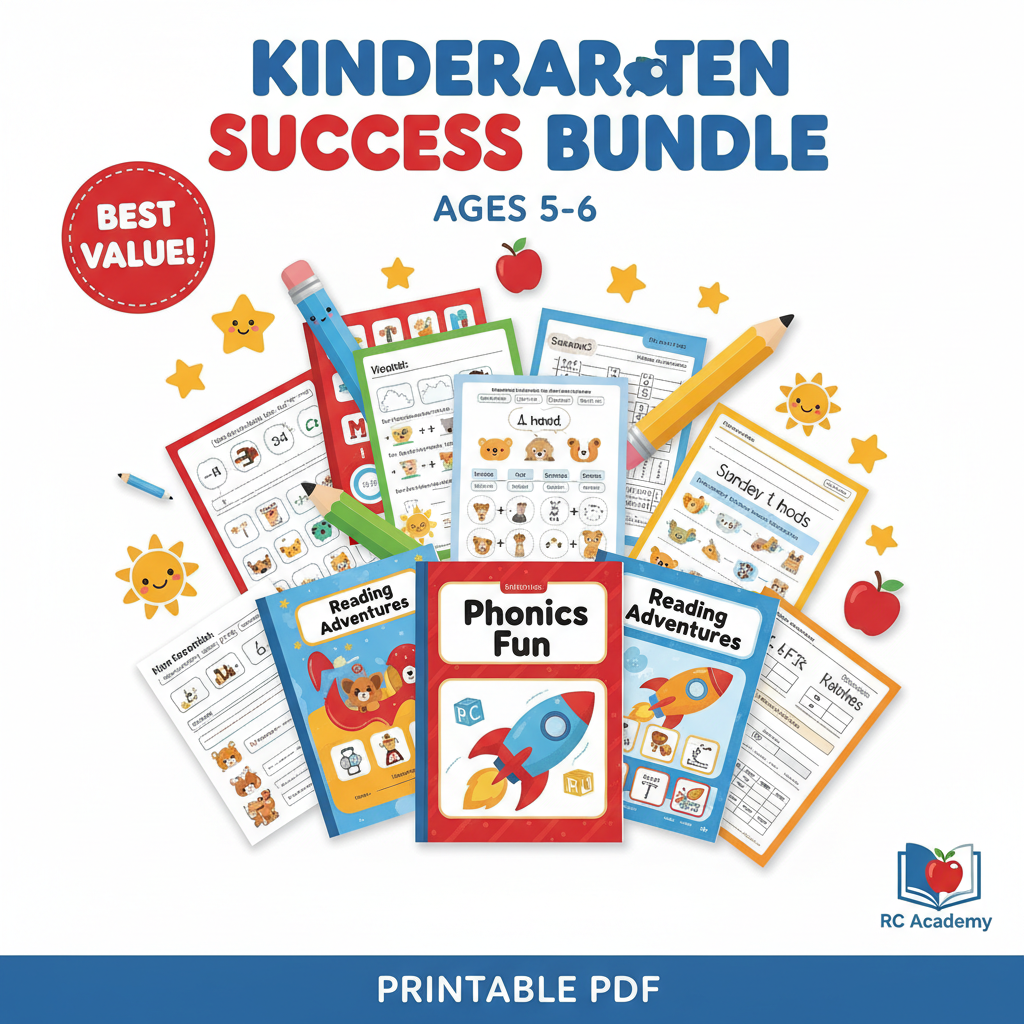Kindergarten Success Bundle Cover