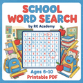 School Word Search Cover