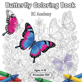 Butterfly Coloring Book Cover